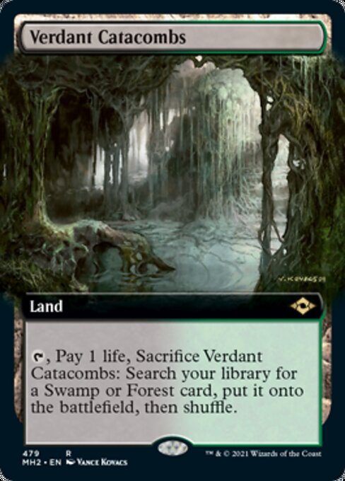 Verdant Catacombs (Extended Art) (Modern Horizons 2) Near Mint Foil