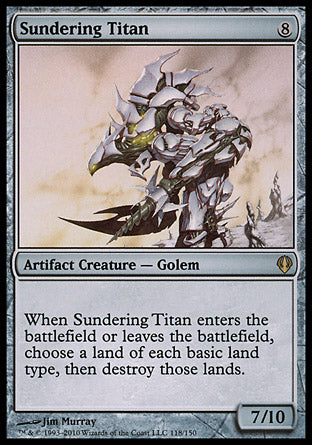 Sundering Titan (Archenemy) Medium Play