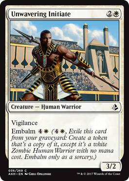 Unwavering Initiate (Amonkhet) Light Play