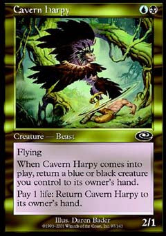 Cavern Harpy (Planeshift) Light Play