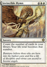 Invincible Hymn (Shards of Alara) Light Play