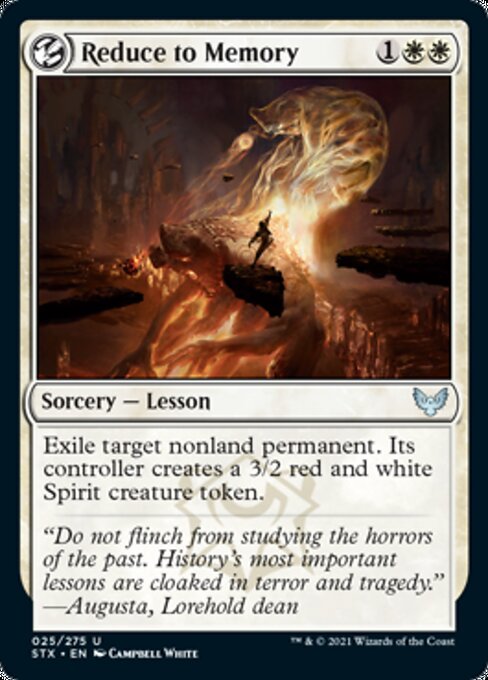 Reduce to Memory (Strixhaven) Near Mint
