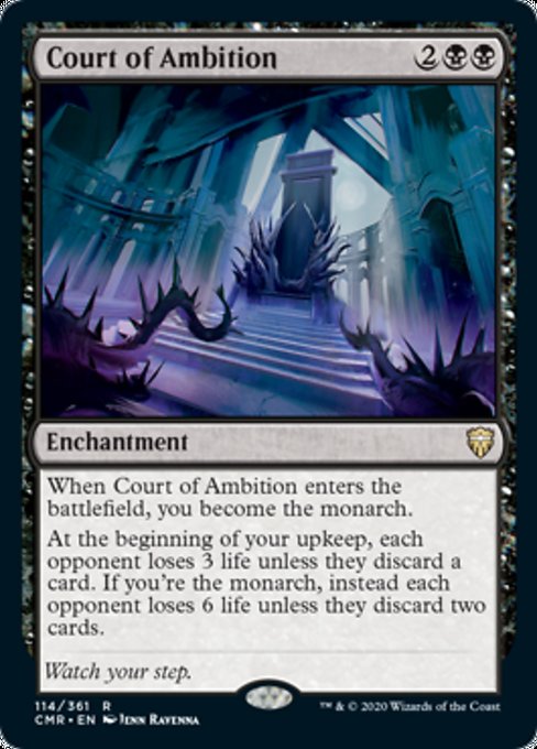 Court of Ambition (Commander Legends) Light Play