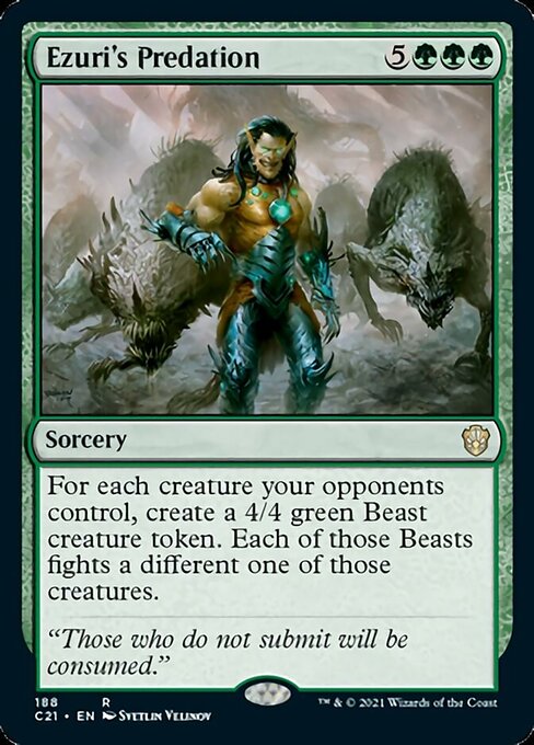 Ezuri's Predation (Commander 2021 Strixhaven) Near Mint