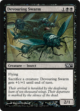Devouring Swarm (Magic 2012 Core Set) Medium Play Foil