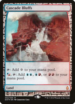 Cascade Bluffs (Zendikar Expeditions) Light Play Foil