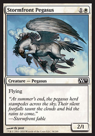 Stormfront Pegasus (Magic 2011 Core Set) Medium Play