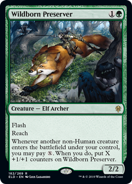 Wildborn Preserver (Throne of Eldraine) Medium Play