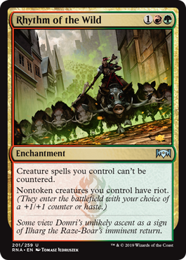 Rhythm of the Wild (Ravnica Allegiance) Light Play