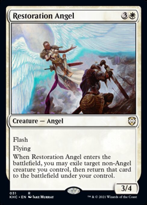 Restoration Angel (Commander 2021 Kaldheim) Near Mint