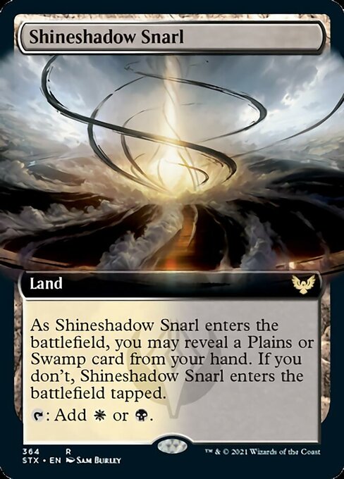 Shineshadow Snarl (Extended Art) (Strixhaven) Near Mint