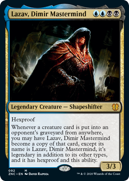 Lazav, Dimir Mastermind (Commander 2020 Zendikar Rising) Near Mint