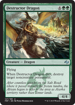 Destructor Dragon (Fate Reforged) Medium Play