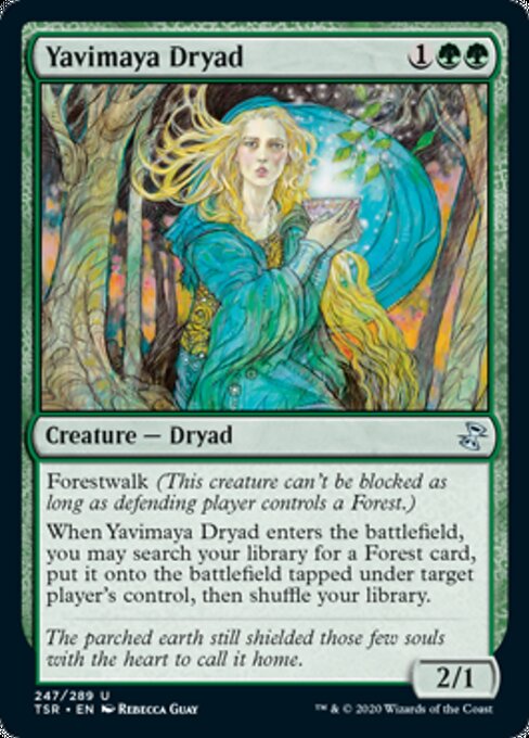 Yavimaya Dryad (Time Spiral Remastered) Near Mint