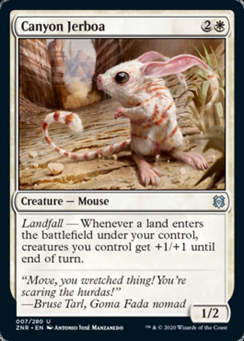 Canyon Jerboa (Zendikar Rising) Near Mint Foil