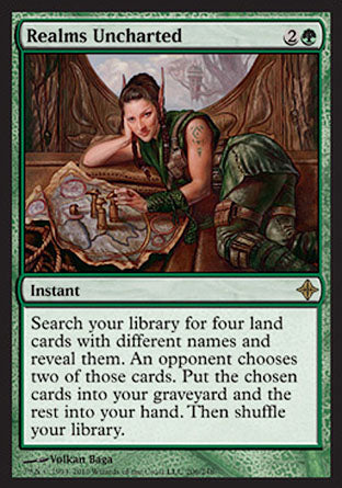 Realms Uncharted (Rise of the Eldrazi) Light Play