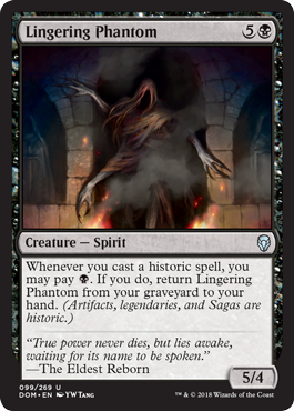 Lingering Phantom (Dominaria) Medium Play