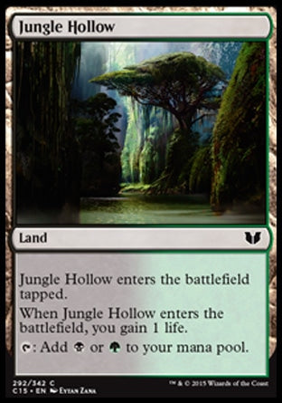 Jungle Hollow (Commander 2015) Medium Play
