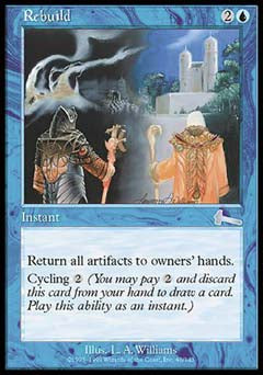 Rebuild (Urza's Legacy) Medium Play Foil