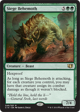 Siege Behemoth (Commander 2014 Edition) Near Mint