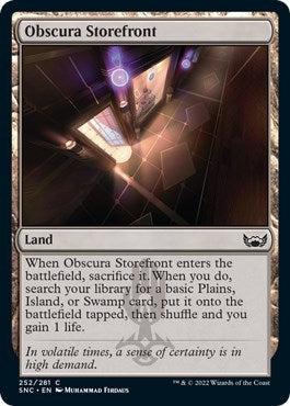 Obscura Storefront (Streets of New Capenna) Near Mint Foil