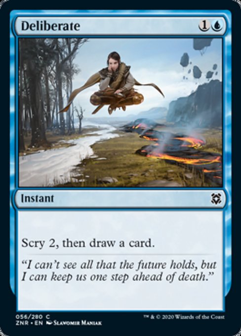 Deliberate (Zendikar Rising) Medium Play