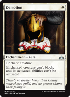 Demotion (Guilds of Ravnica) Near Mint