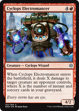 Cyclops Electromancer (War of the Spark) Near Mint