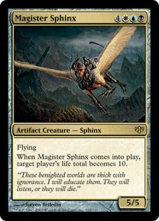 Magister Sphinx (Conflux) Damaged / Poor Foil