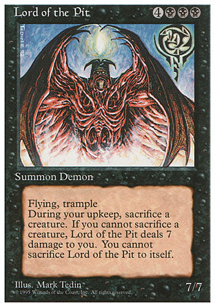 Lord of the Pit (4th Edition) Heavy Play