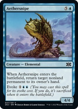 Aethersnipe (Double Masters 2022) Light Play
