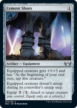 Cement Shoes (Streets of New Capenna) Near Mint Foil