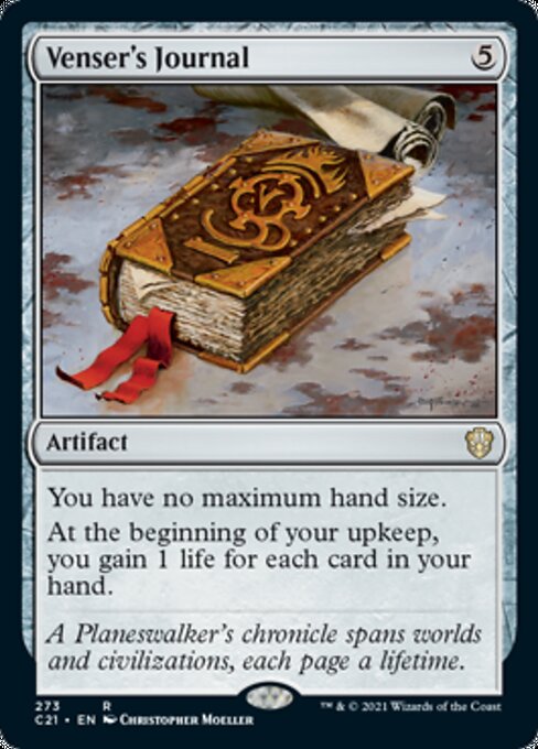 Venser's Journal (Commander 2021 Strixhaven) Near Mint