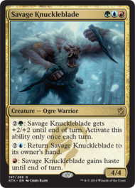 Savage Knuckleblade (Khans of Tarkir) Near Mint