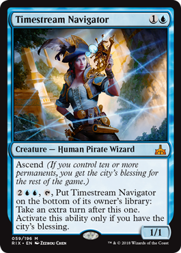 Timestream Navigator (Rivals of Ixalan) Light Play
