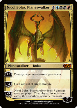 Nicol Bolas, Planeswalker (Magic 2013 Core Set) Light Play Foil