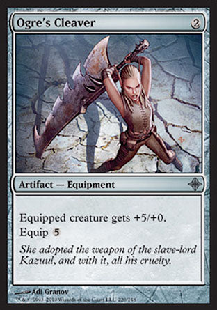 Ogre's Cleaver (Rise of the Eldrazi) Medium Play
