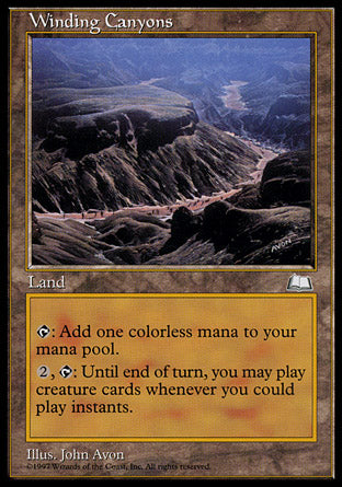 Winding Canyons (Weatherlight) Medium Play