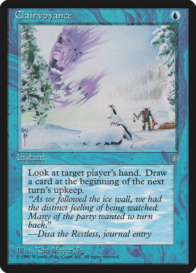 Clairvoyance (Ice Age) Near Mint