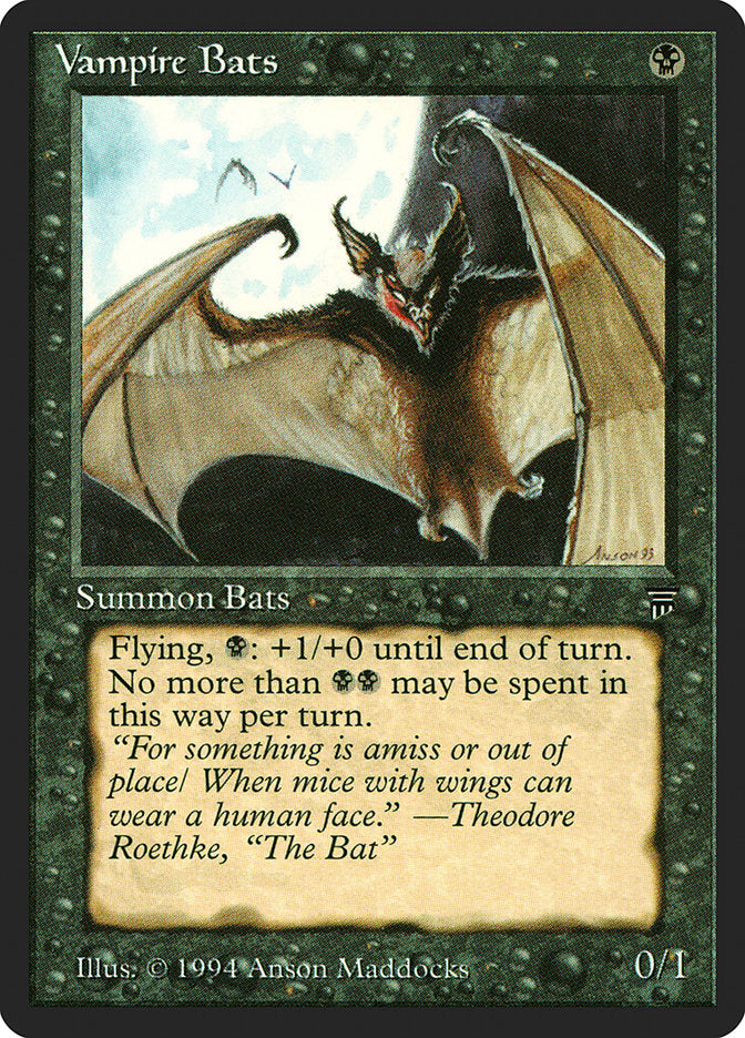Vampire Bats (Legends) Heavy Play