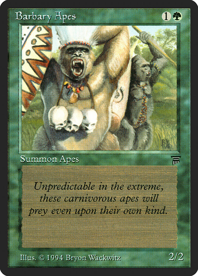 Barbary Apes (Legends) Medium Play