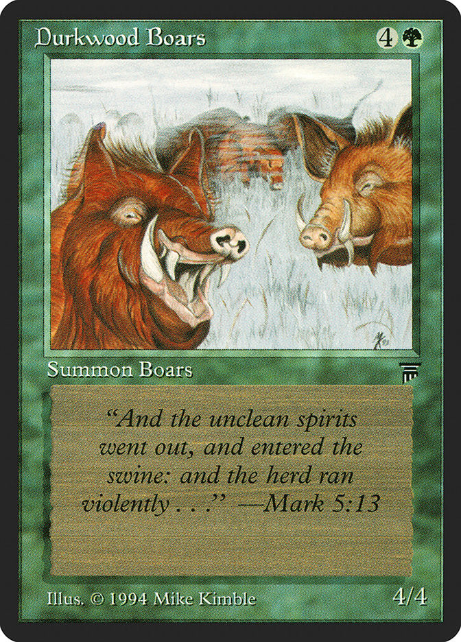 Durkwood Boars (Legends) Heavy Play