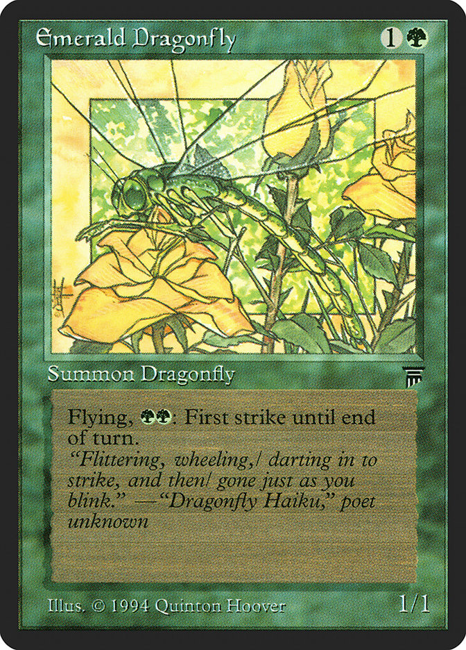 Emerald Dragonfly (Legends) Heavy Play