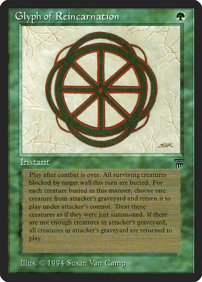 Glyph of Reincarnation (Legends) Medium Play