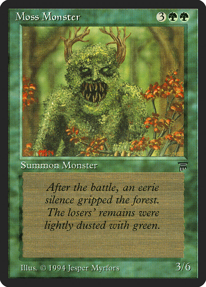 Moss Monster (Legends) Heavy Play