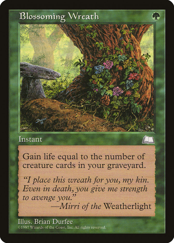 Blossoming Wreath (Weatherlight) Near Mint