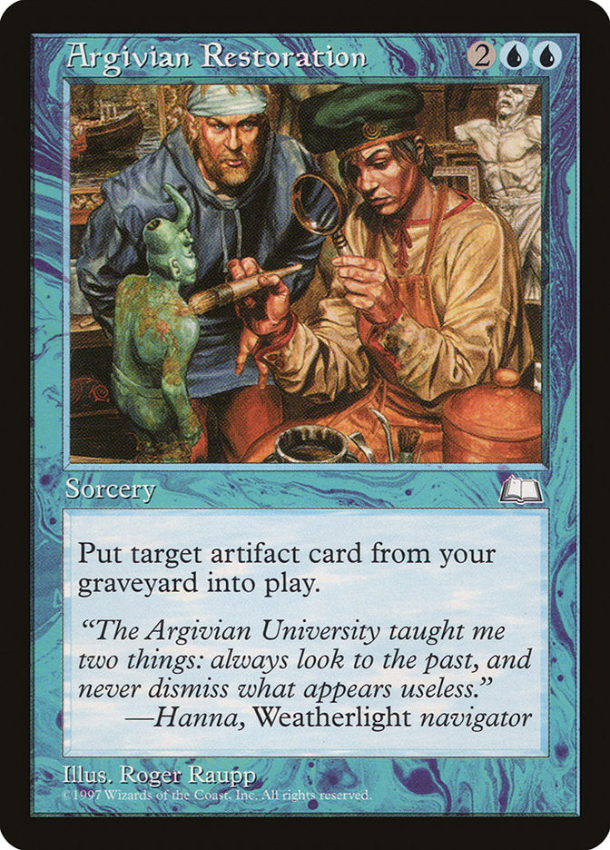 Argivian Restoration (Weatherlight) Near Mint